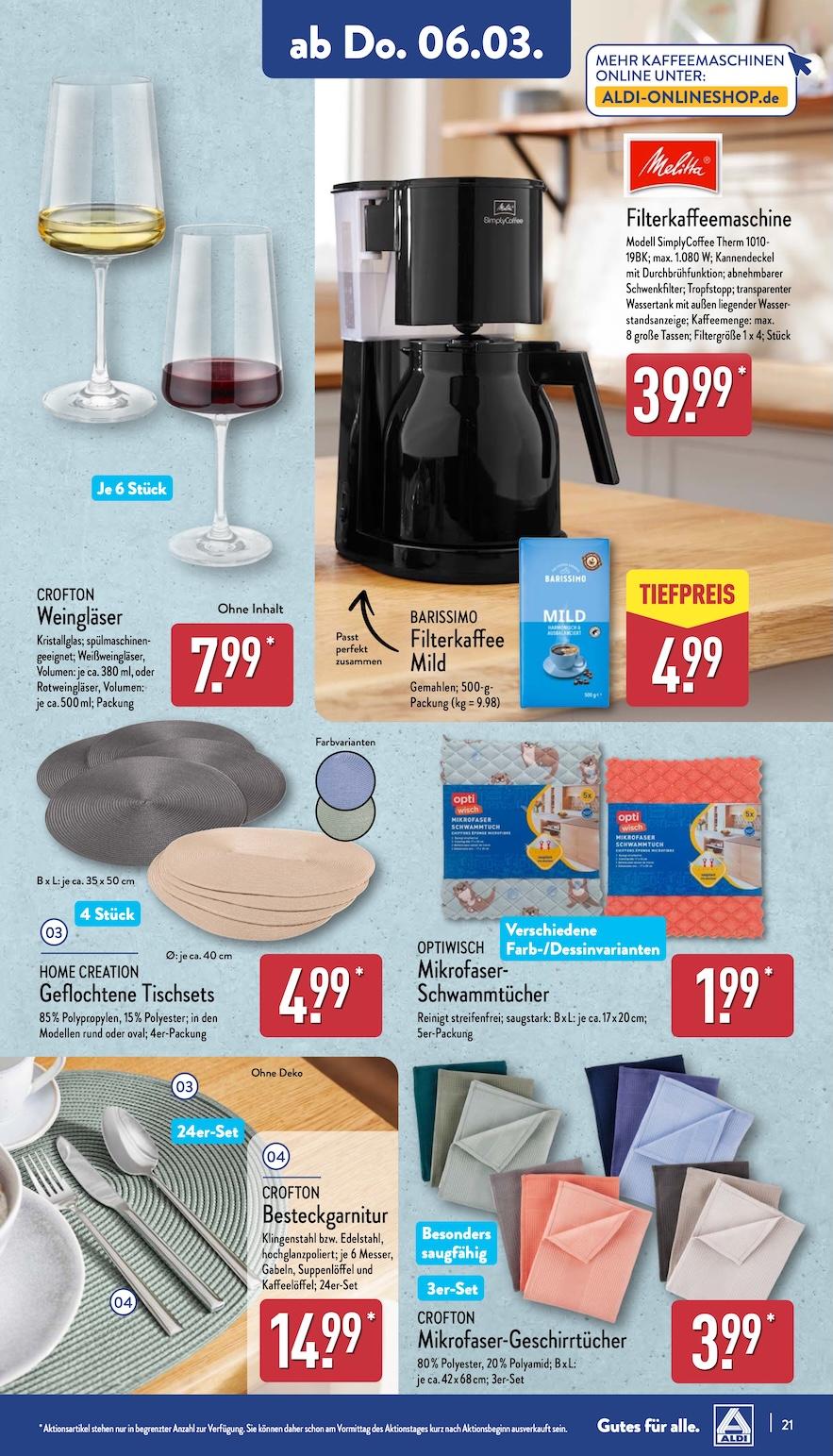 Aldi Aldi Nord Prospekt ab Montag Seite 21