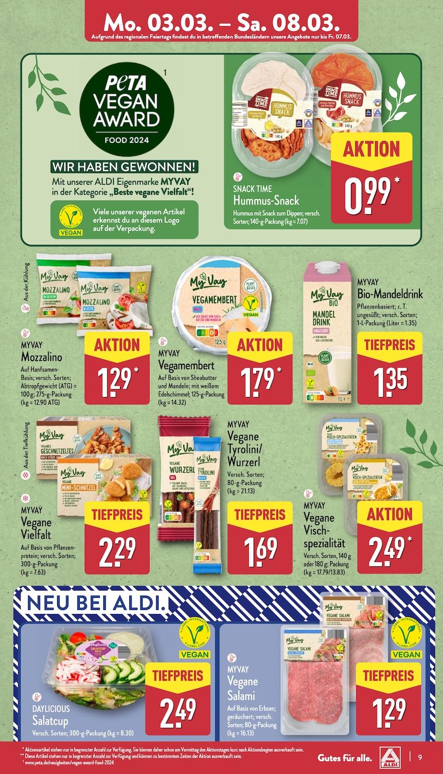 Aldi Aldi Nord Prospekt ab Montag Seite 9