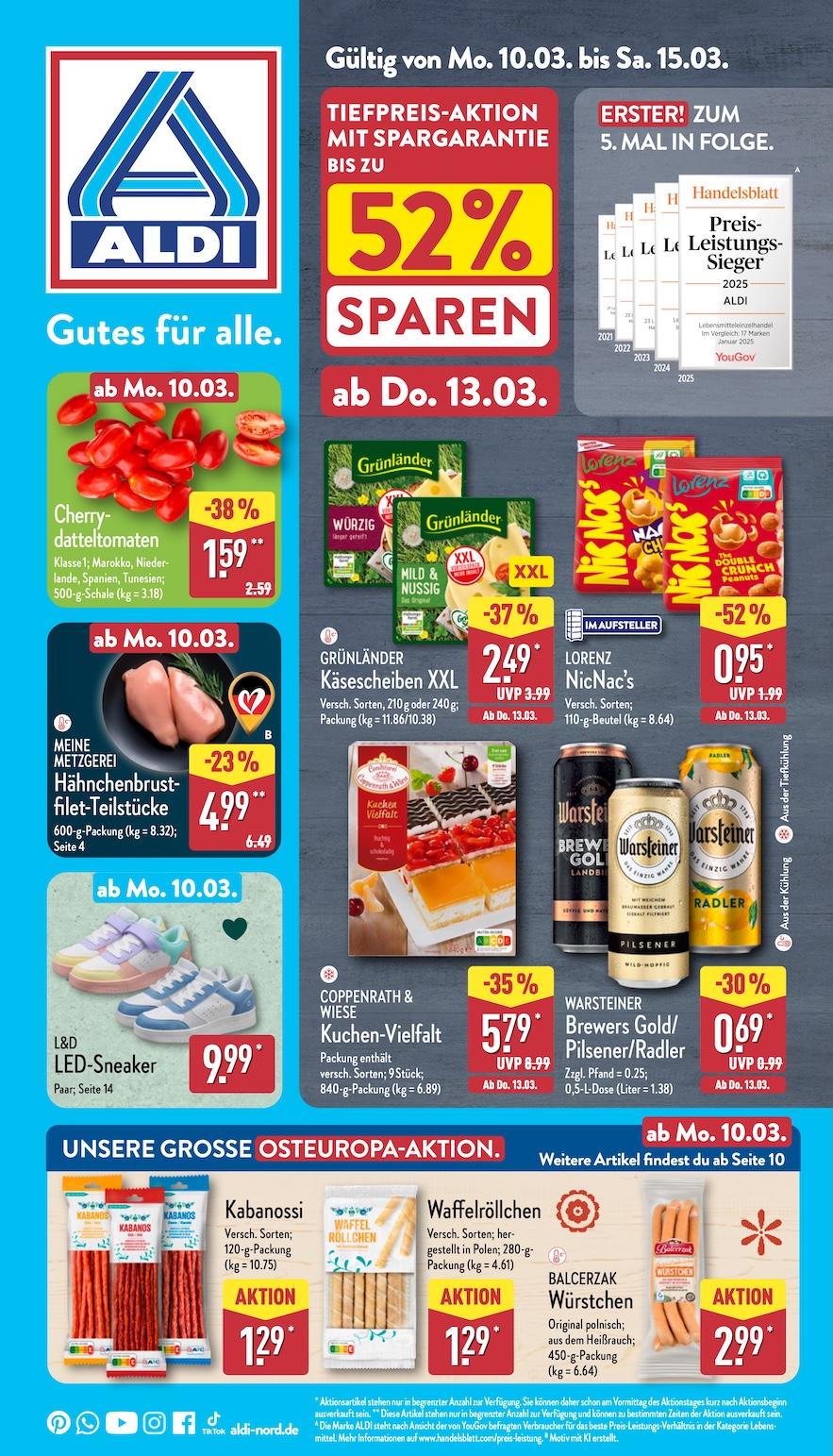 Aldi Aldi Nord Prospekt ab Montag Seite 1