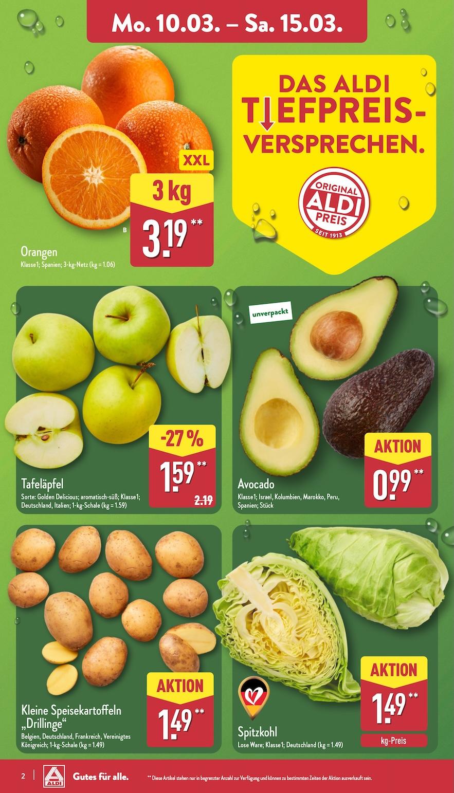 Aldi Aldi Nord Prospekt ab Montag Seite 2