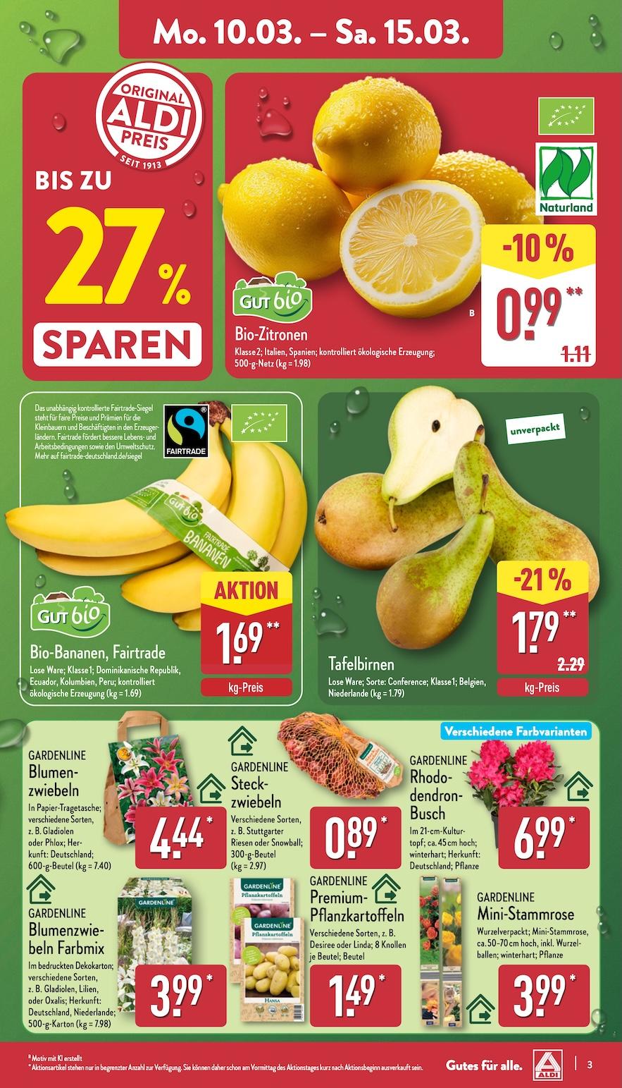 Aldi Aldi Nord Prospekt ab Montag Seite 3