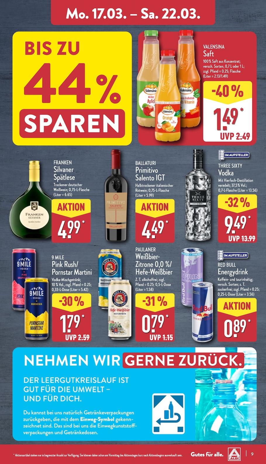 Aldi Aldi Nord Prospekt ab Montag Seite 9