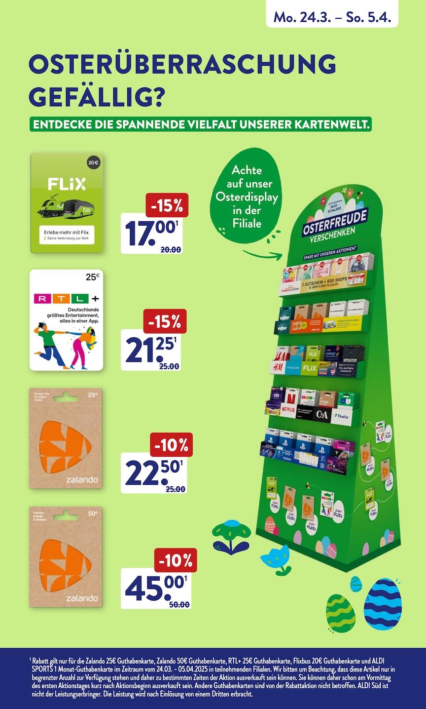Aldi Aldi Süd Prospekt ab Montag Seite 15
