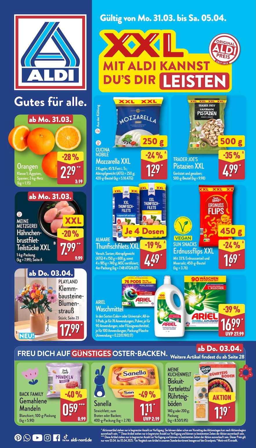 Aldi Aldi Nord Prospekt ab Montag Seite 1