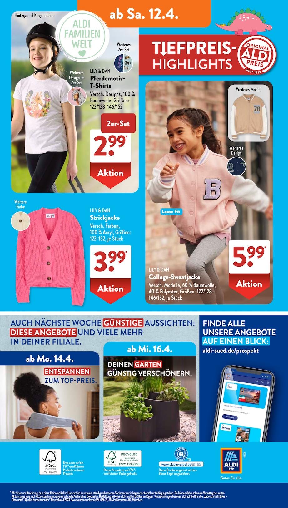 Aldi Aldi Süd Prospekt ab Montag Seite 13