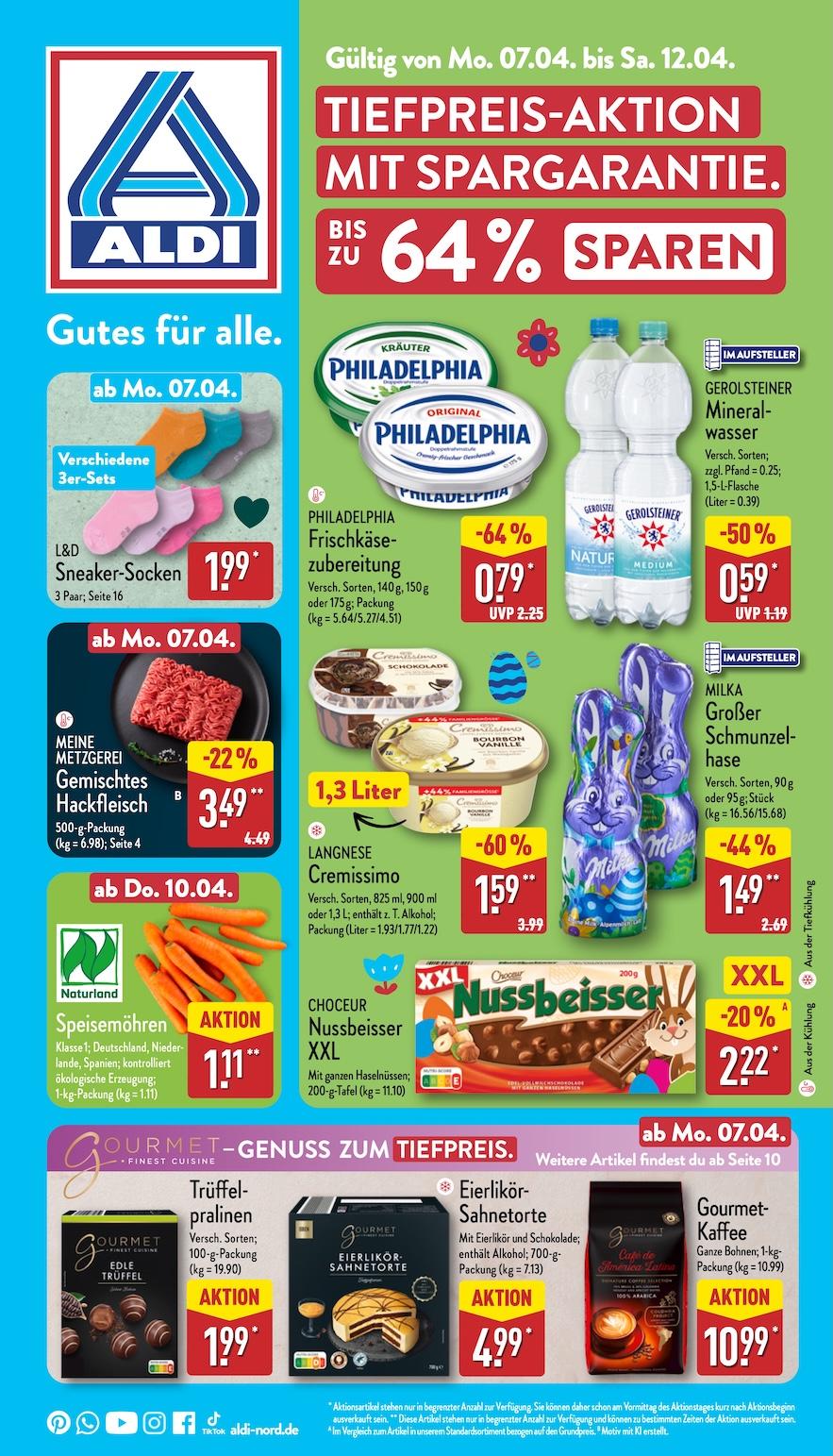 Aldi Aldi Nord Prospekt ab Montag Seite 1