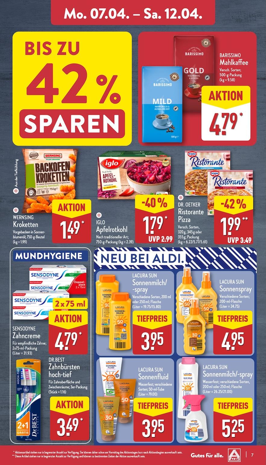 Aldi Aldi Nord Prospekt ab Montag Seite 7
