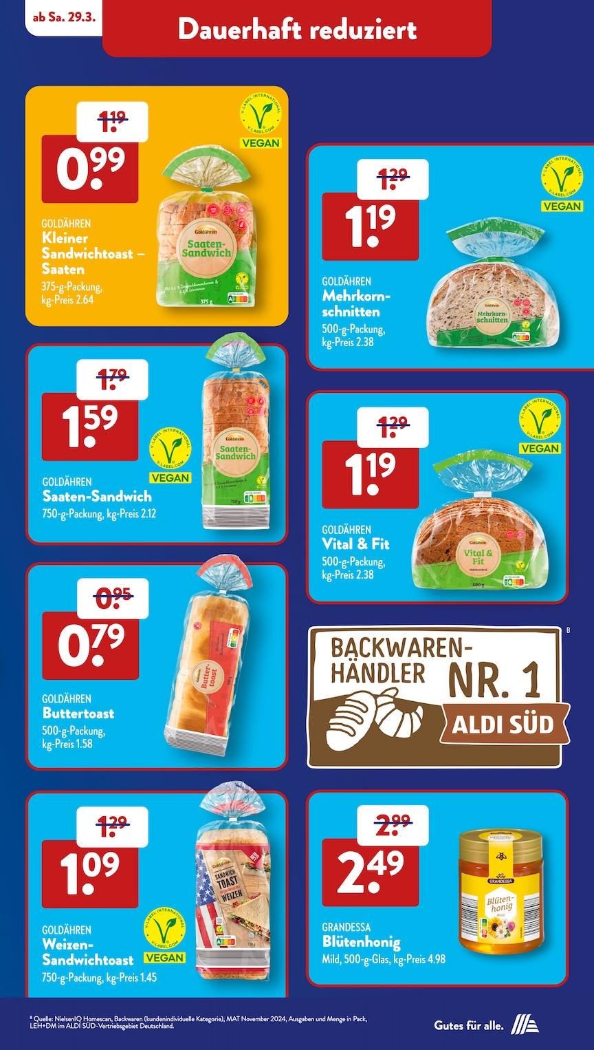 Aldi Aldi Süd Prospekt ab Montag Seite 3