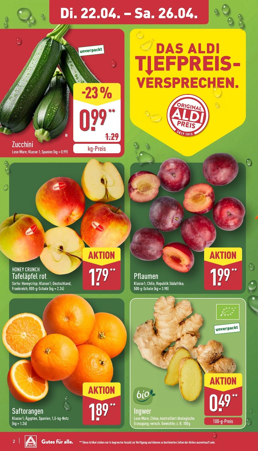 Aldi Aldi Nord Prospekt ab Montag Seite 2