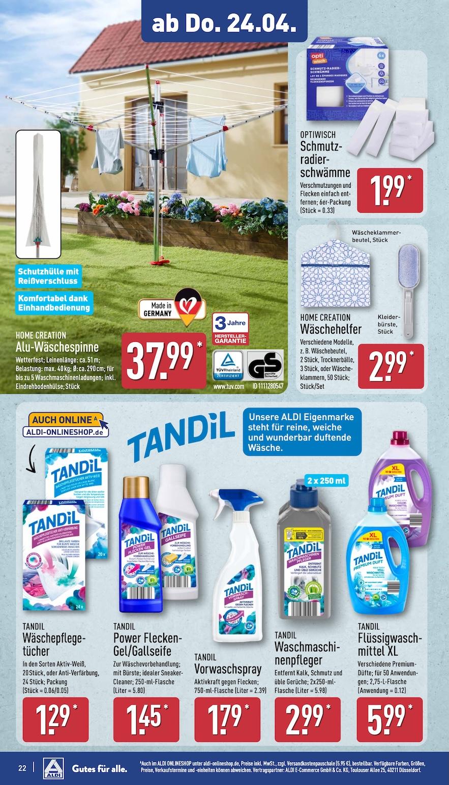 Aldi Aldi Nord Prospekt ab Montag Seite 22