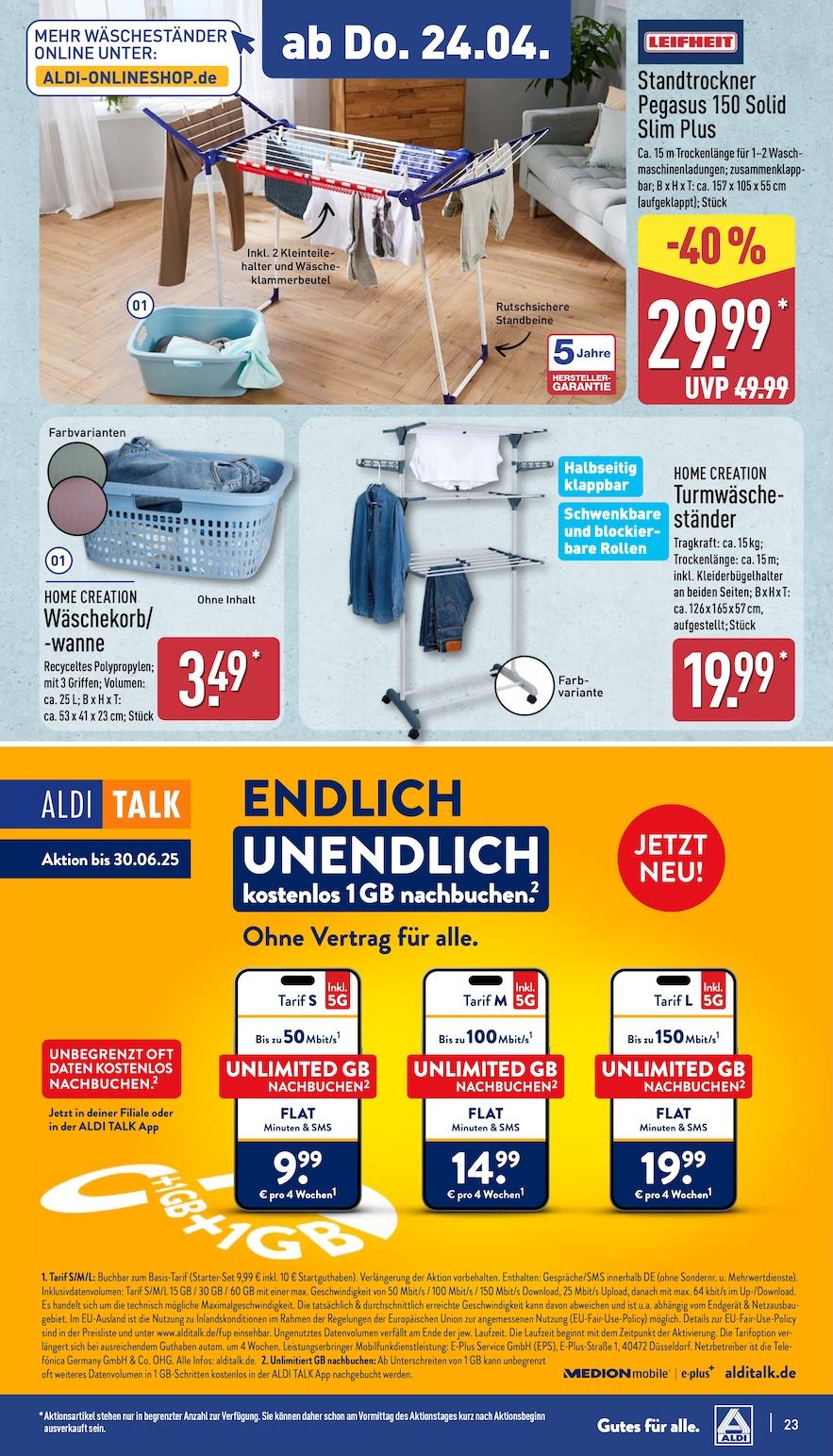 Aldi Aldi Nord Prospekt ab Montag Seite 23
