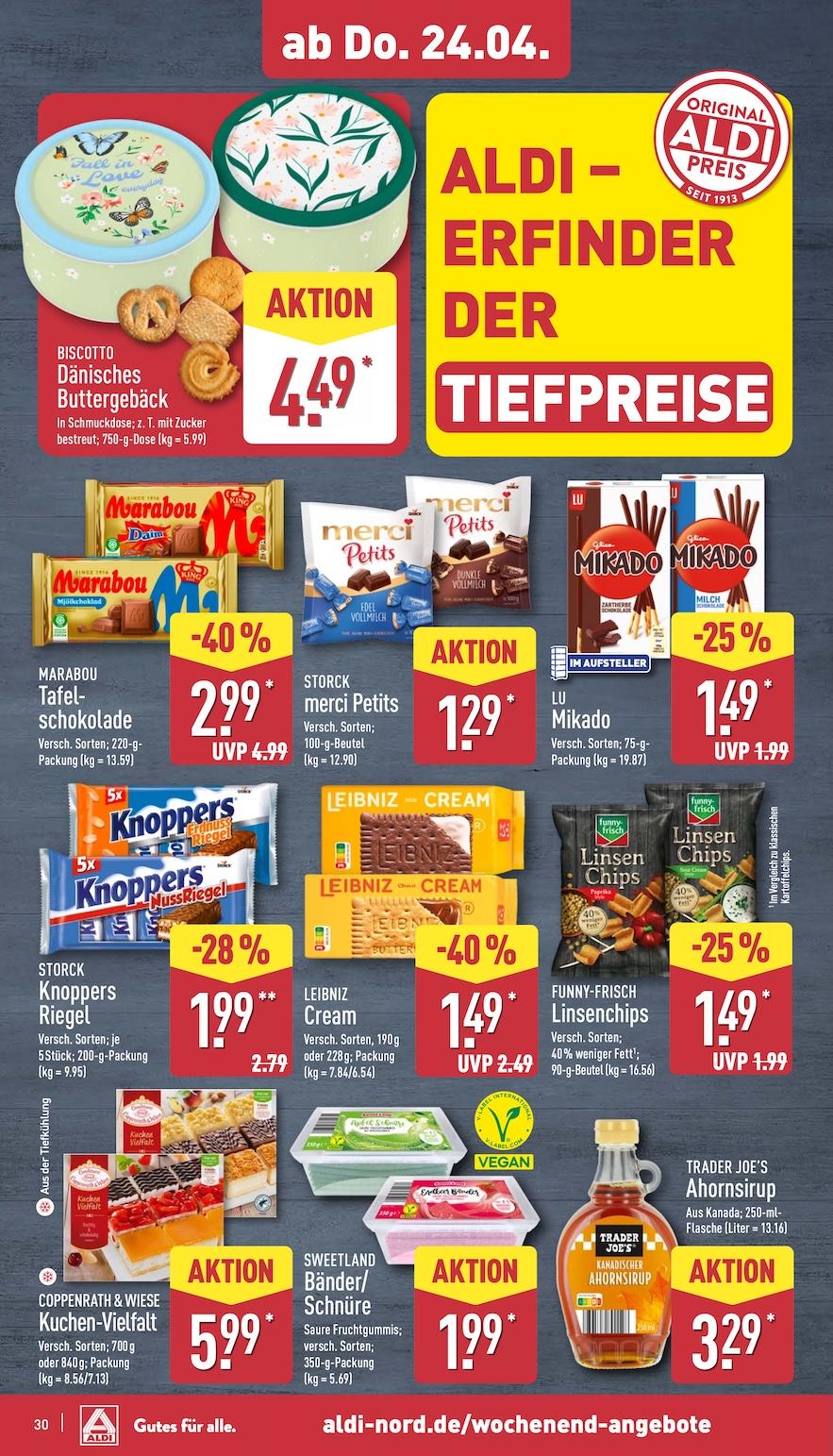 Aldi Aldi Nord Prospekt ab Montag Seite 30