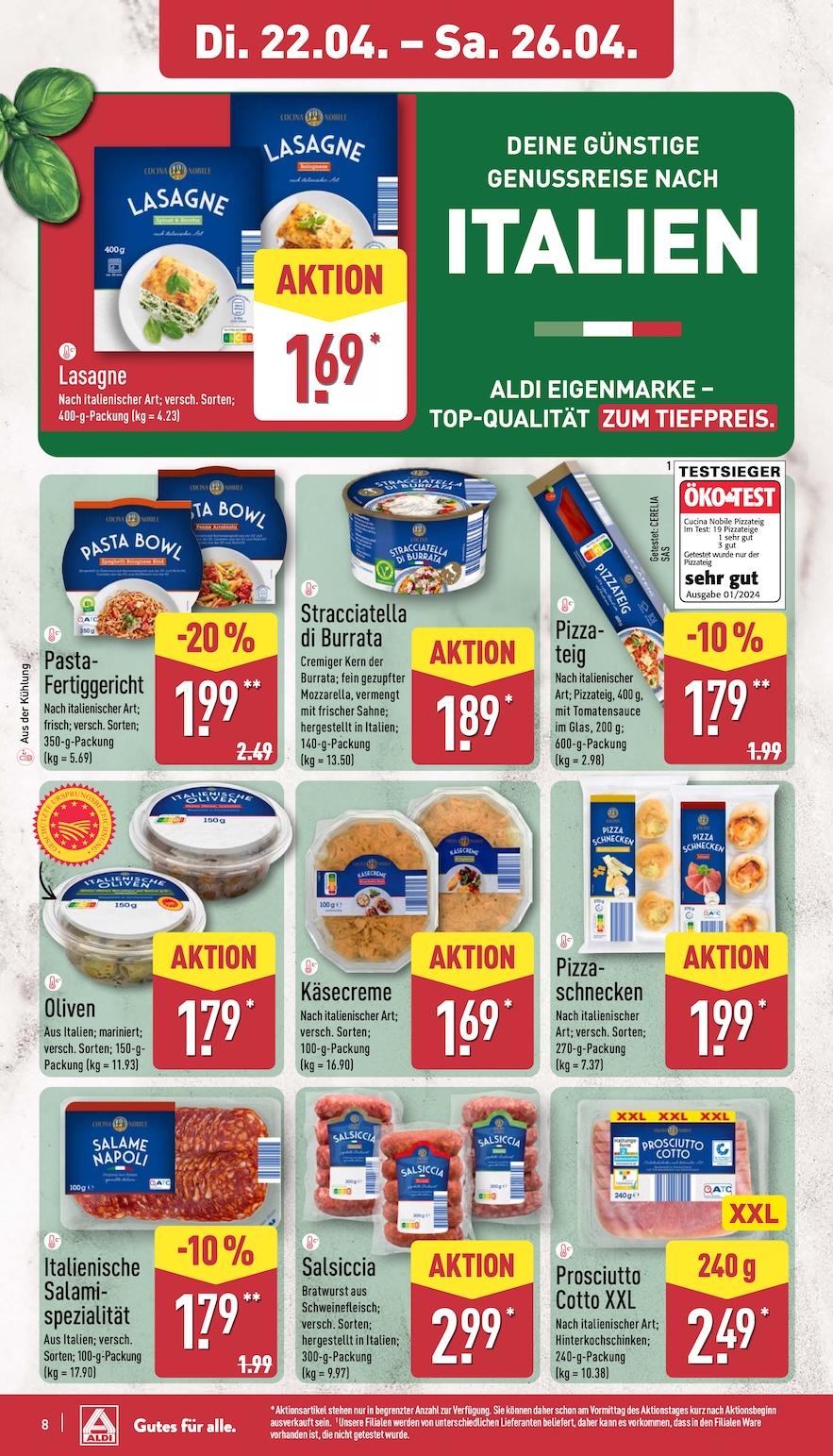 Aldi Aldi Nord Prospekt ab Montag Seite 8
