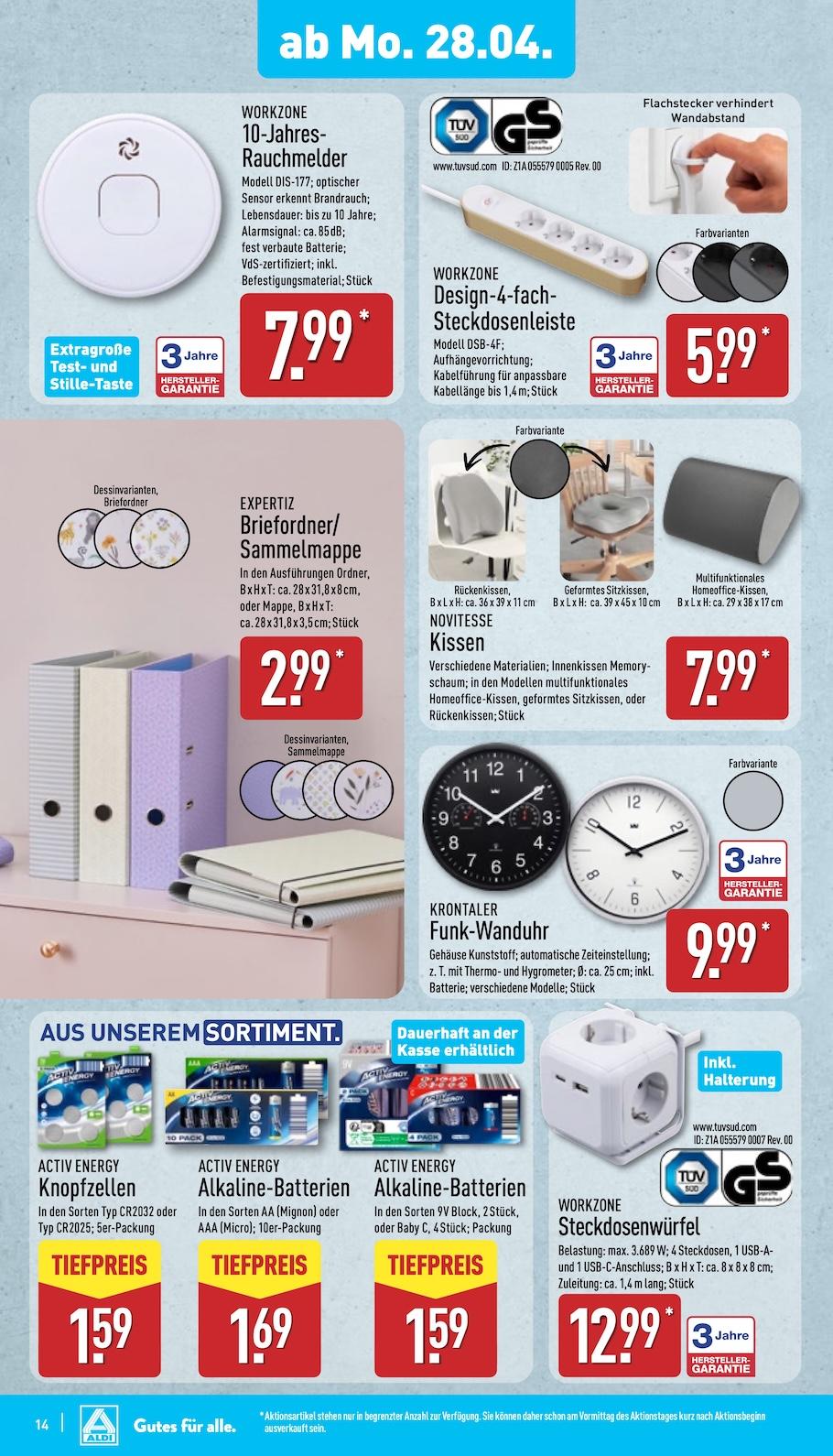Aldi Aldi Nord Prospekt ab Montag Seite 14