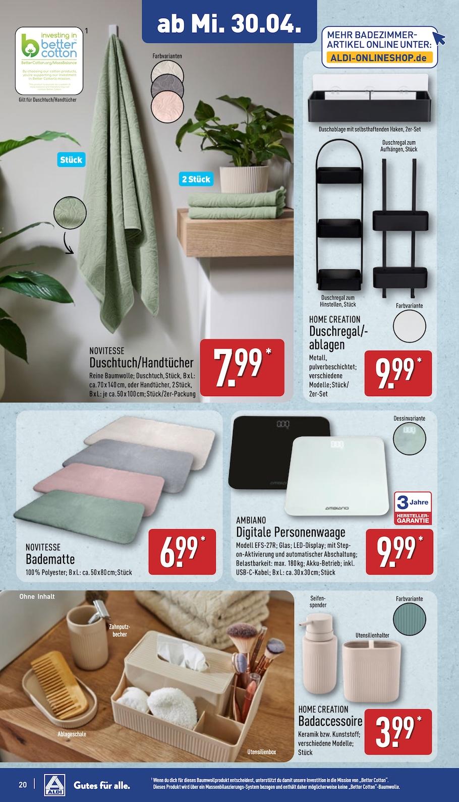 Aldi Aldi Nord Prospekt ab Montag Seite 20