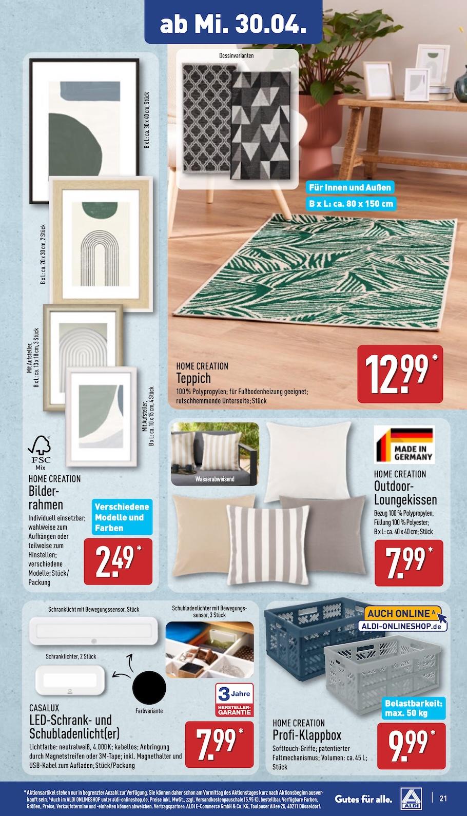 Aldi Aldi Nord Prospekt ab Montag Seite 21