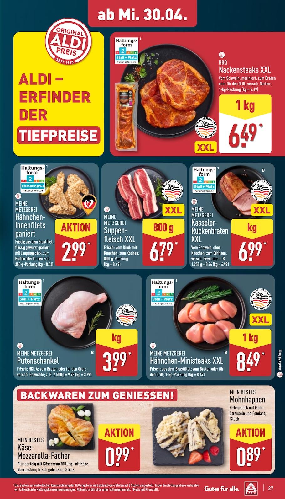 Aldi Aldi Nord Prospekt ab Montag Seite 27