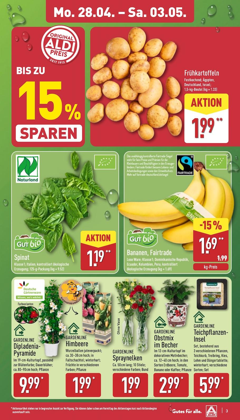 Aldi Aldi Nord Prospekt ab Montag Seite 3