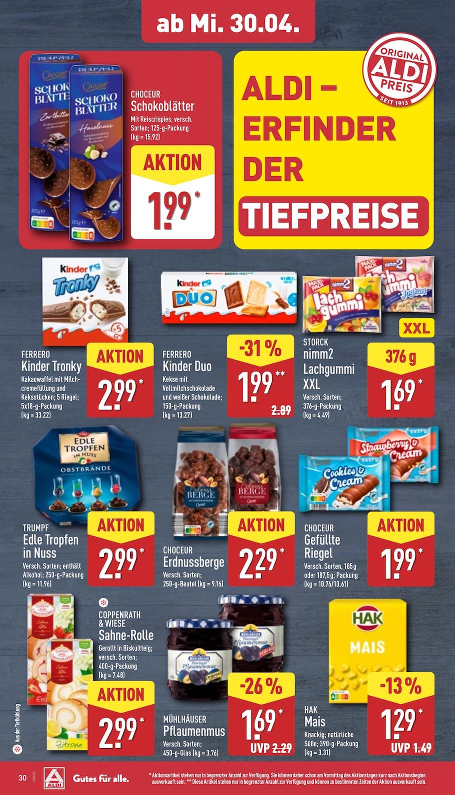 Aldi Aldi Nord Prospekt ab Montag Seite 30