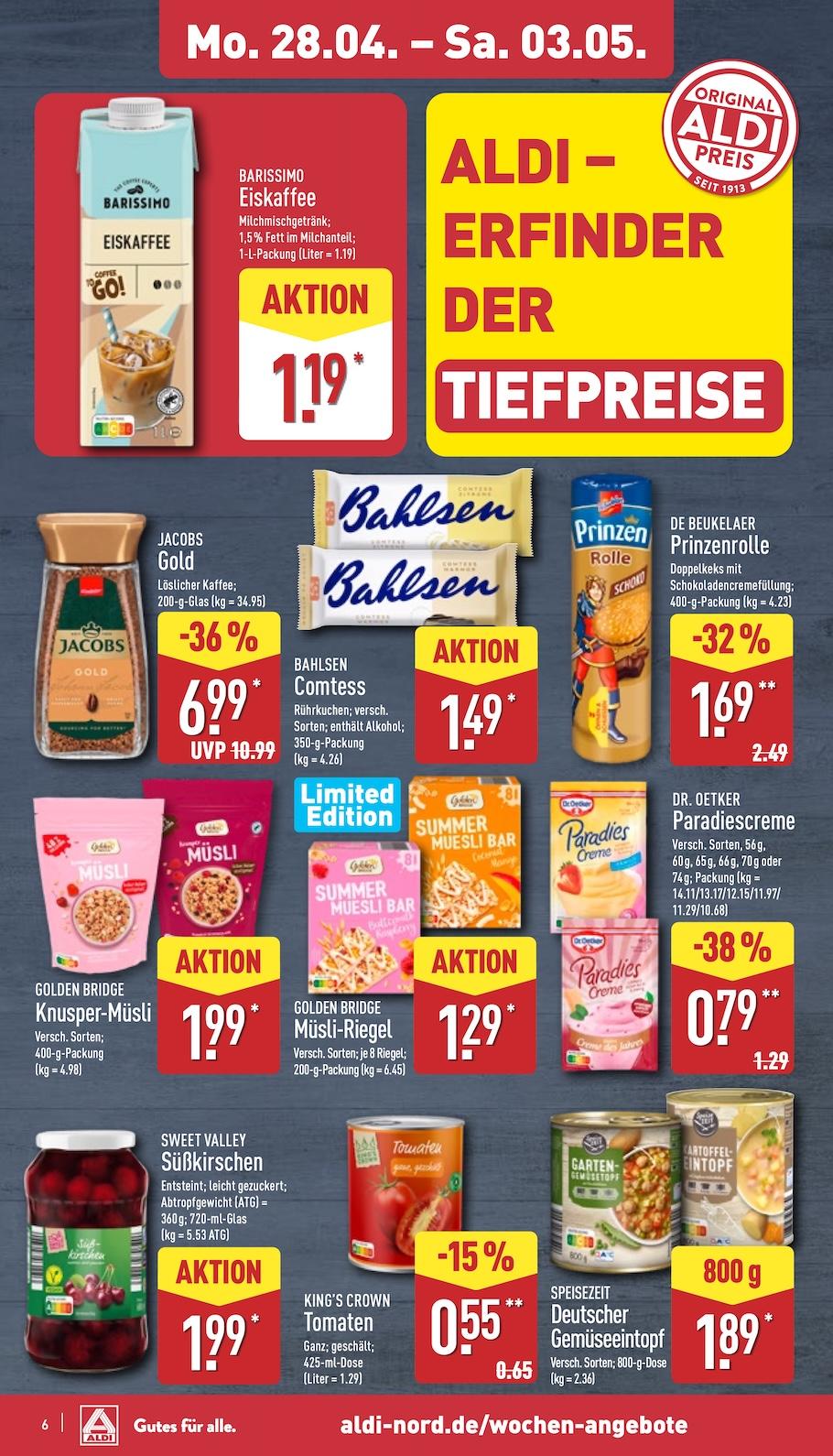 Aldi Aldi Nord Prospekt ab Montag Seite 6