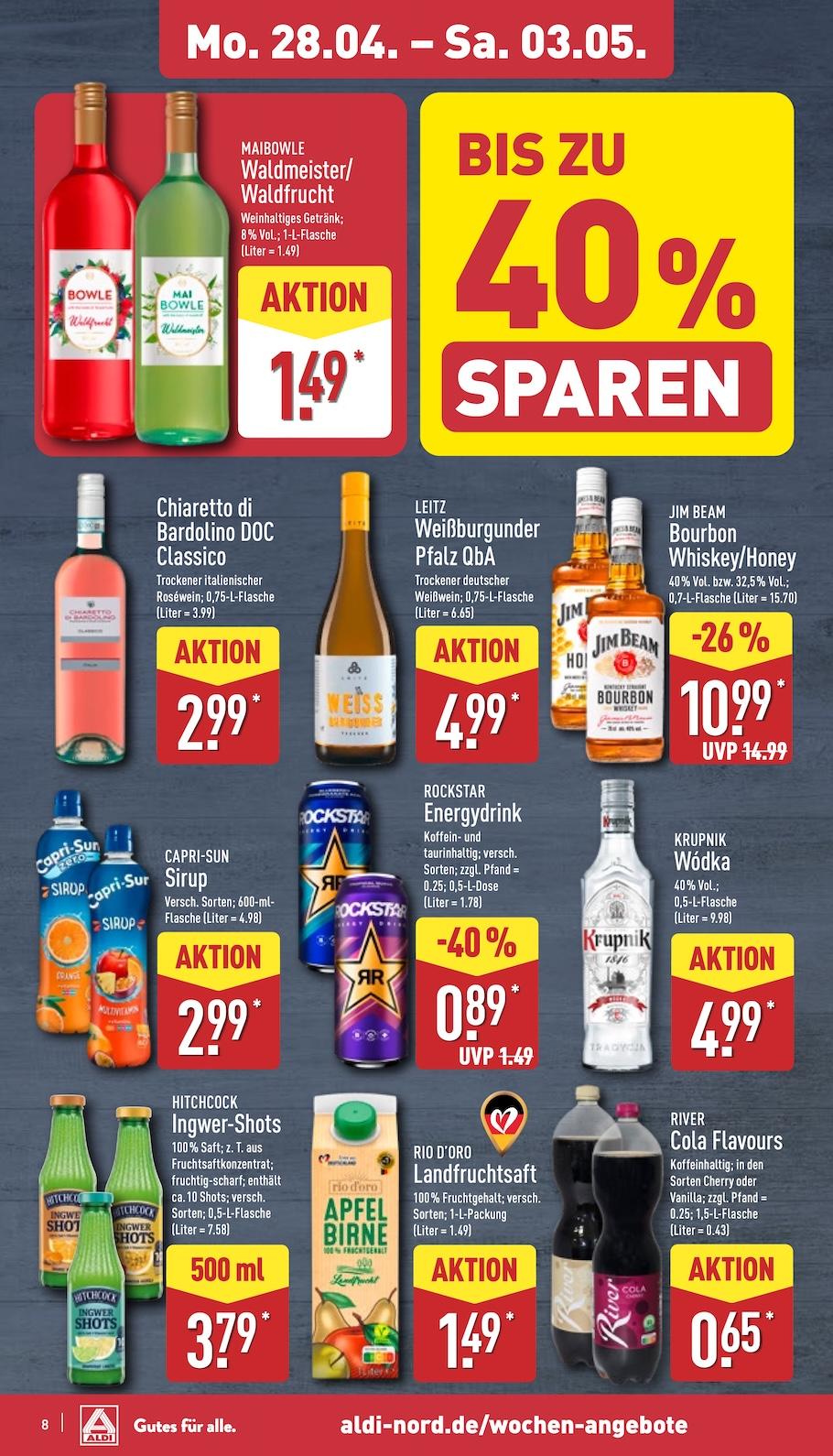 Aldi Aldi Nord Prospekt ab Montag Seite 8