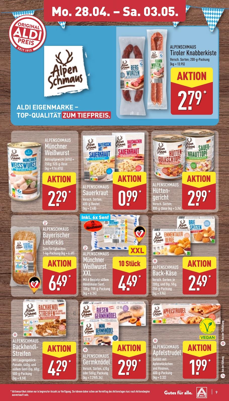 Aldi Aldi Nord Prospekt ab Montag Seite 9