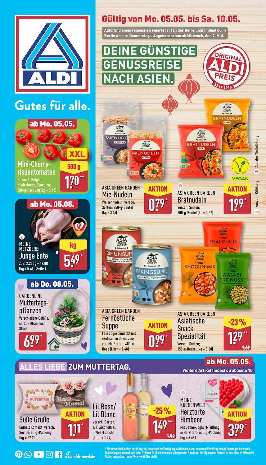 Aldi Aldi Nord Prospekt ab Montag Seite 1