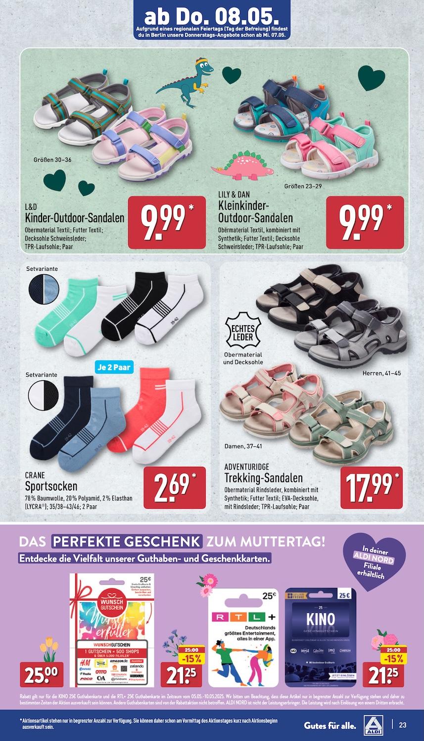 Aldi Aldi Nord Prospekt ab Montag Seite 23