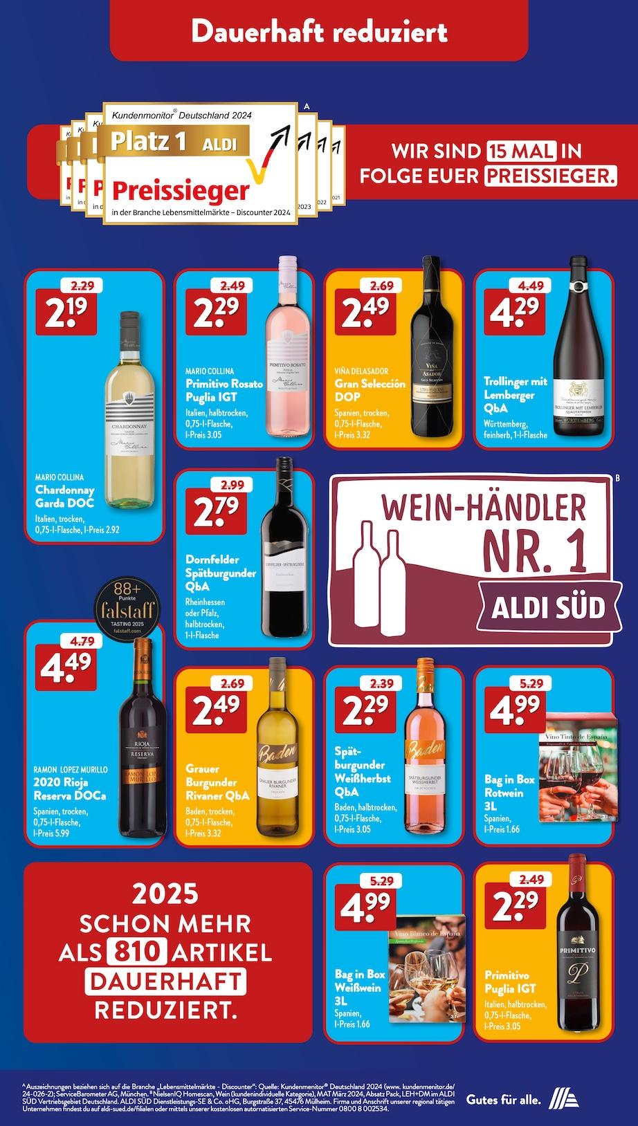 Aldi Aldi Süd Prospekt ab Montag Seite 3