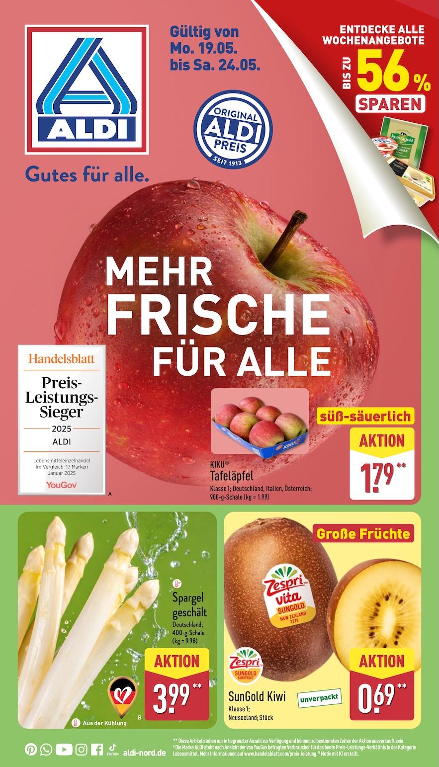 Aldi Aldi Nord Prospekt ab Montag Seite 1