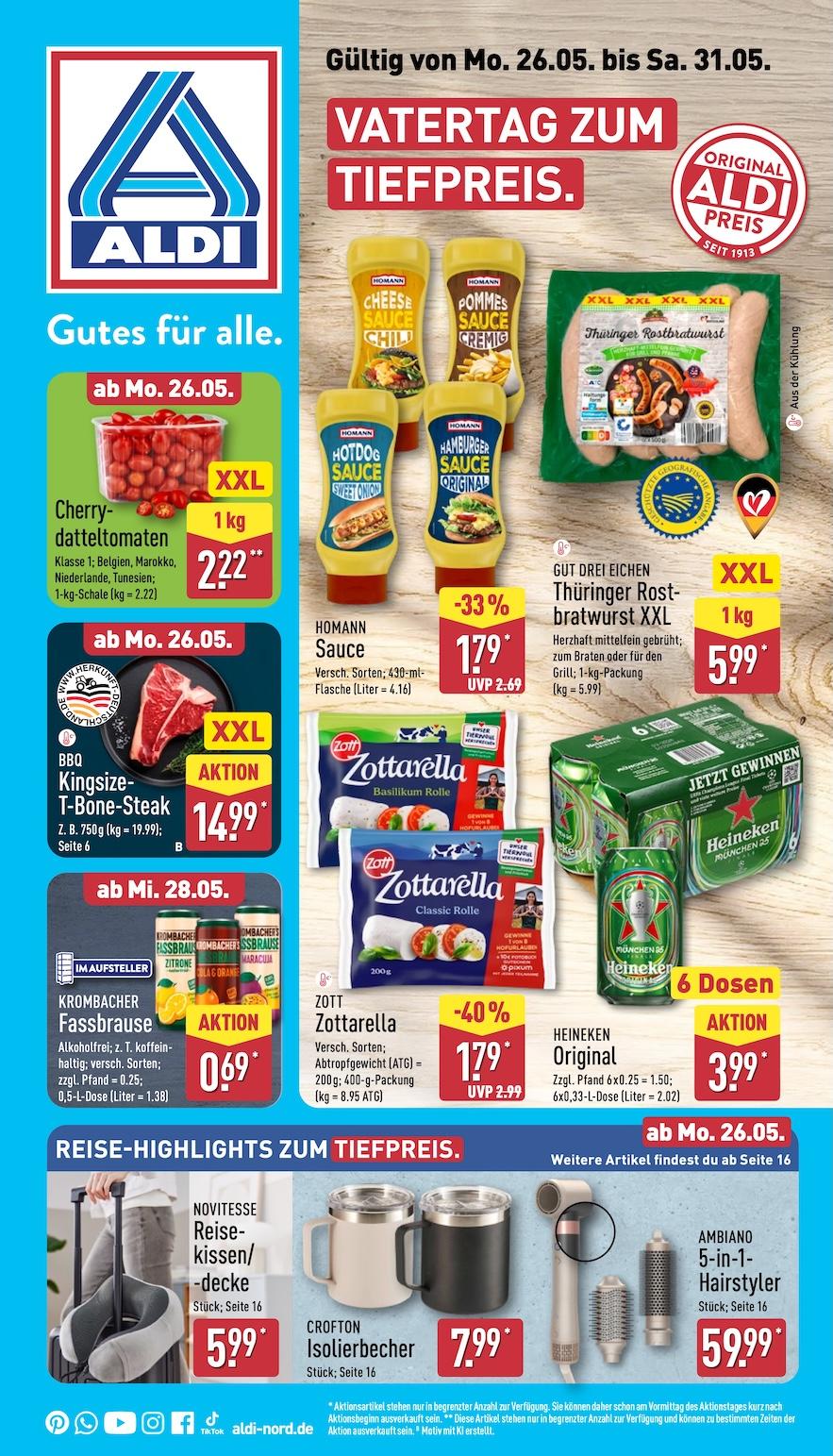 Aldi Aldi Nord Prospekt ab Montag Seite 1