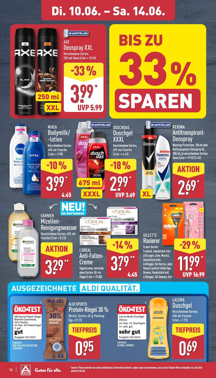 Aldi Aldi Nord Prospekt ab Dienstag Seite 10