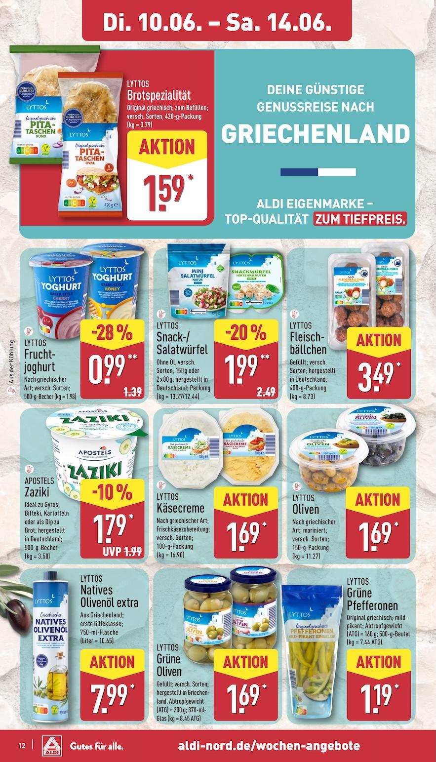 Aldi Aldi Nord Prospekt ab Dienstag Seite 12
