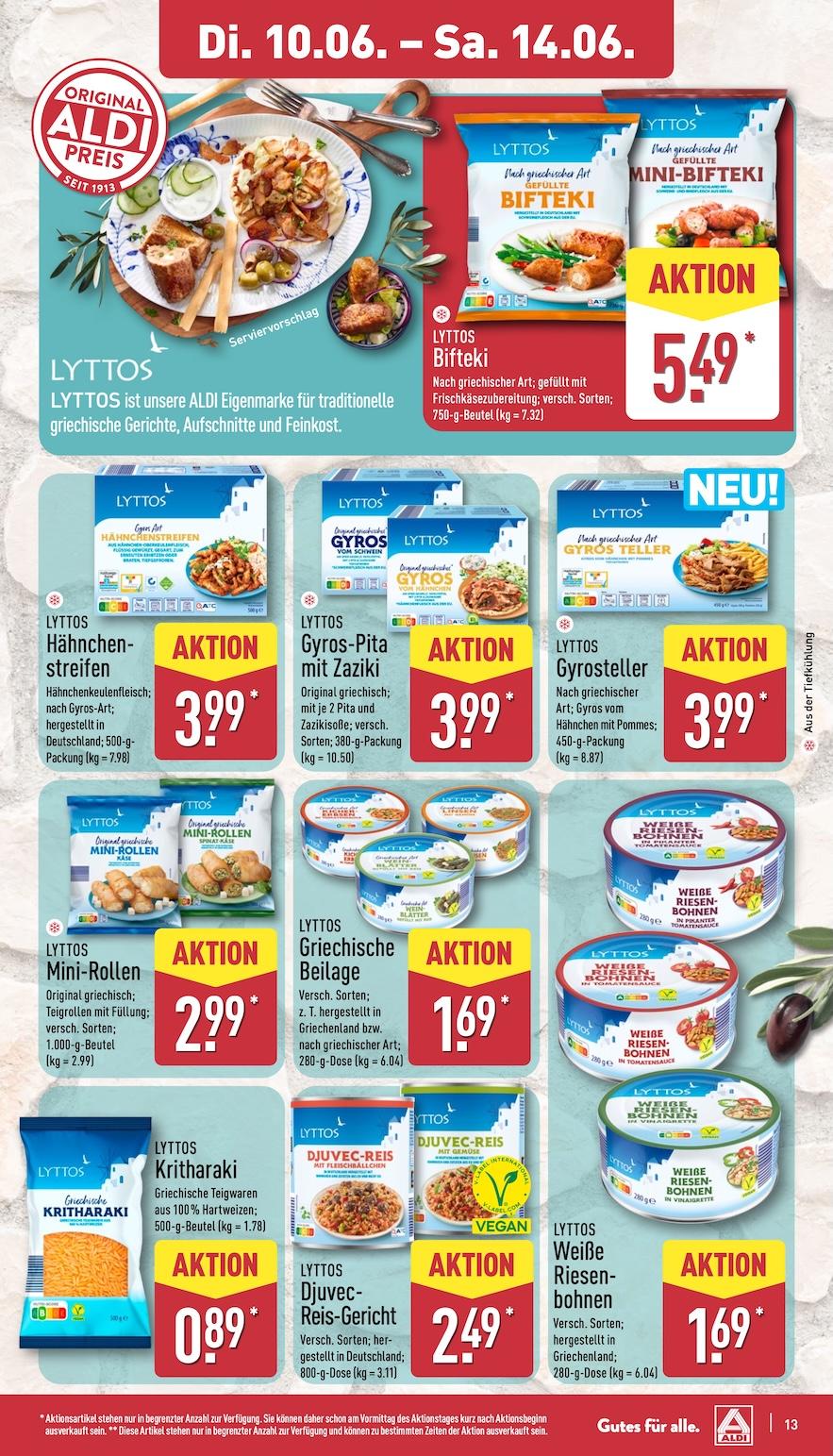 Aldi Aldi Nord Prospekt ab Dienstag Seite 13
