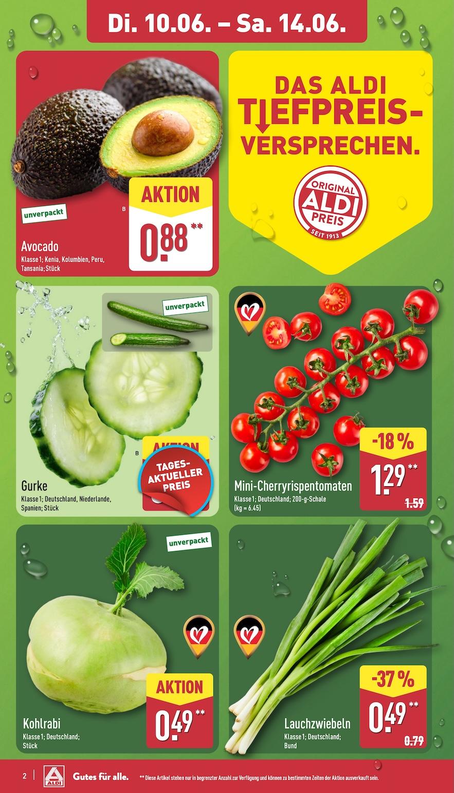 Aldi Aldi Nord Prospekt ab Dienstag Seite 2