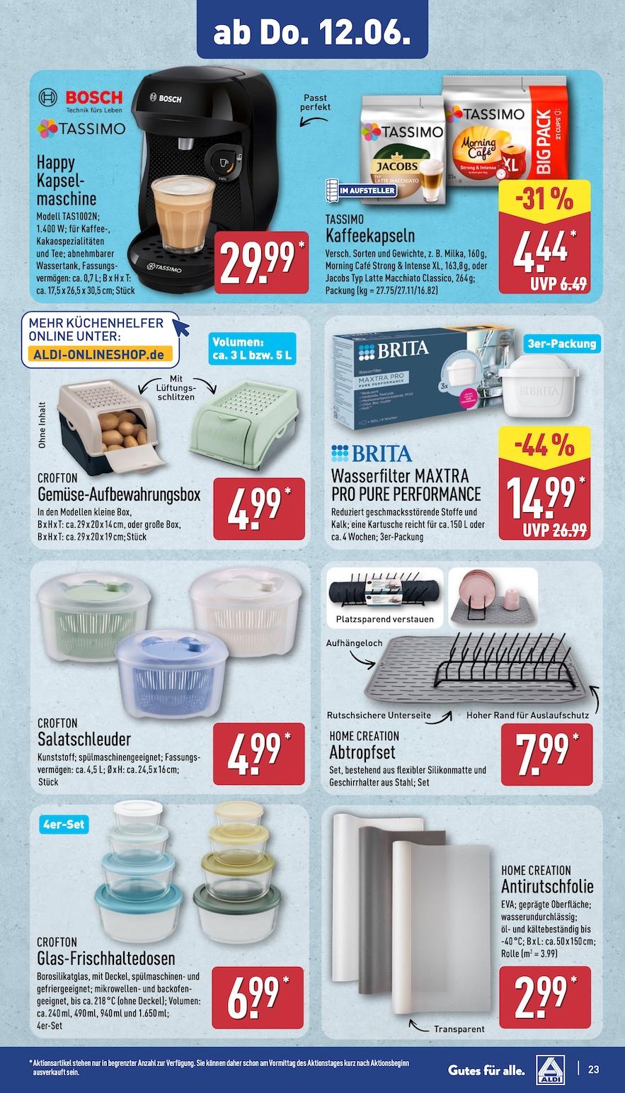 Aldi Aldi Nord Prospekt ab Dienstag Seite 23