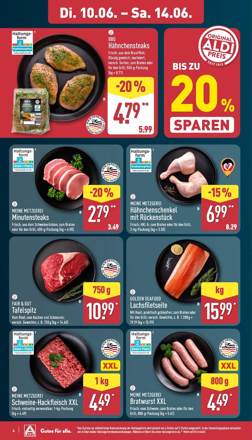 Aldi Aldi Nord Prospekt ab Dienstag Seite 4