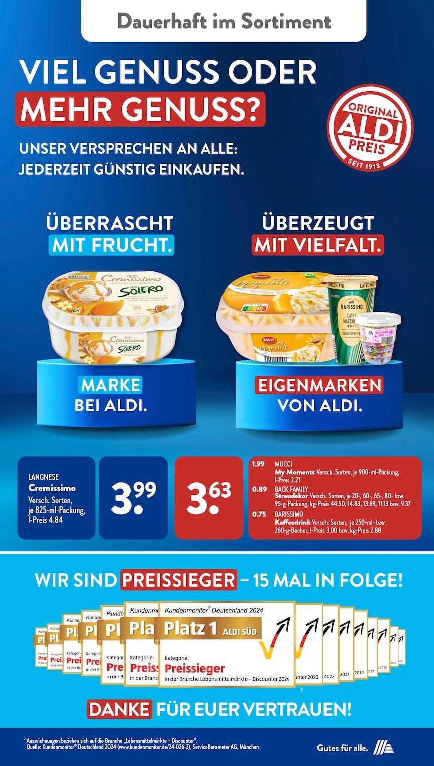 Aldi Aldi Süd Prospekt ab Montag Seite 15