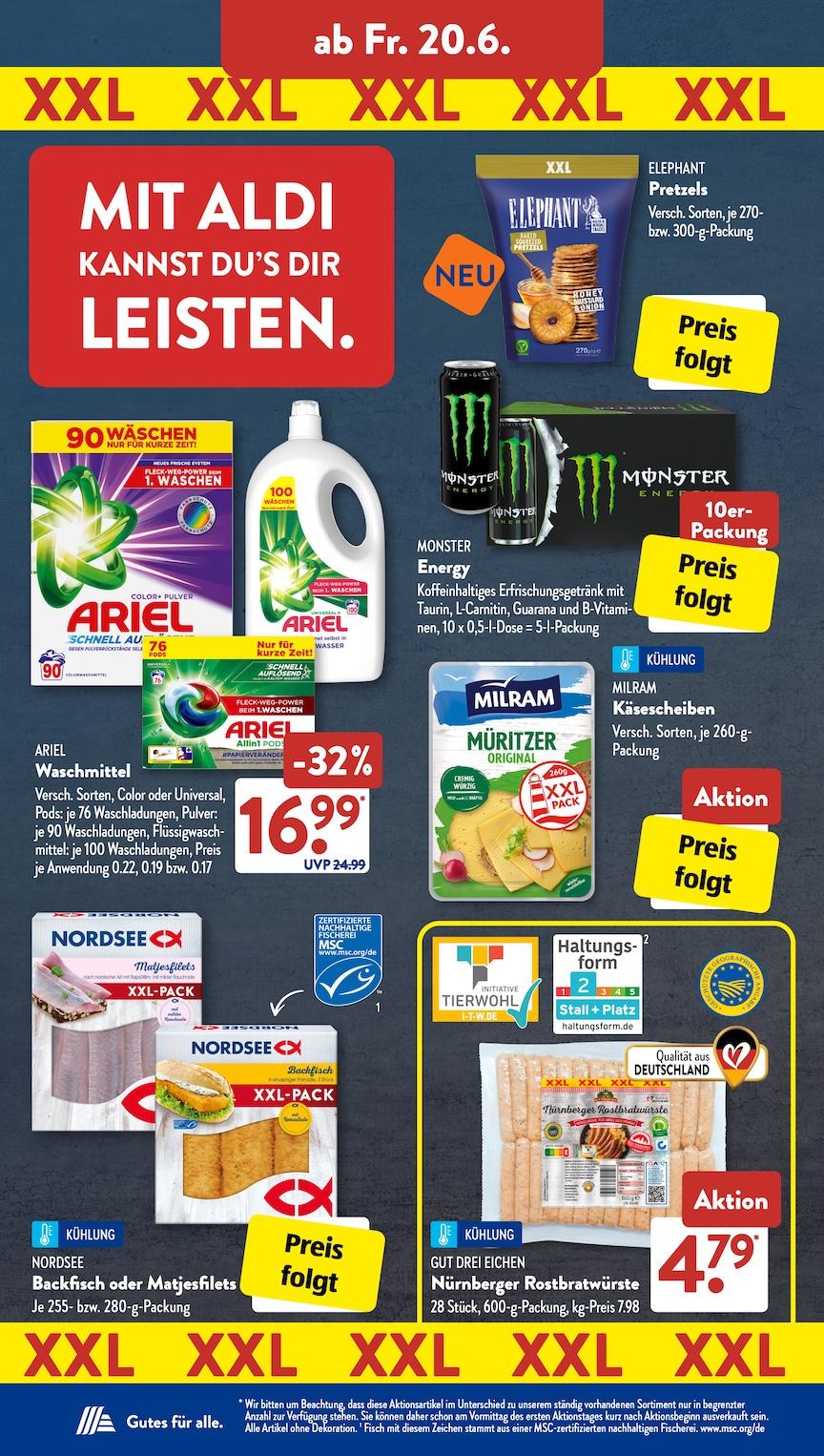 Aldi Aldi Süd Prospekt ab Montag Seite 16