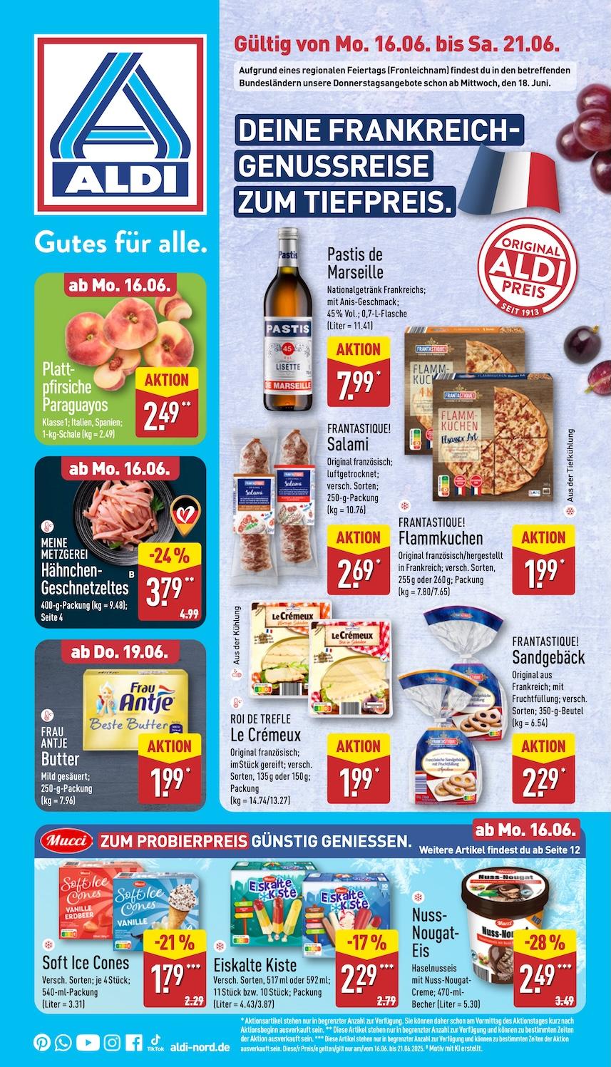 Aldi Aldi Nord Prospekt ab Montag Seite 1