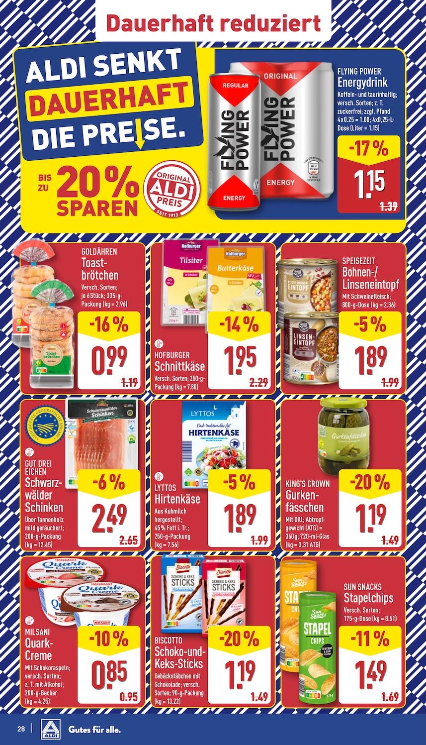 Aldi Aldi Nord Prospekt ab Montag Seite 28