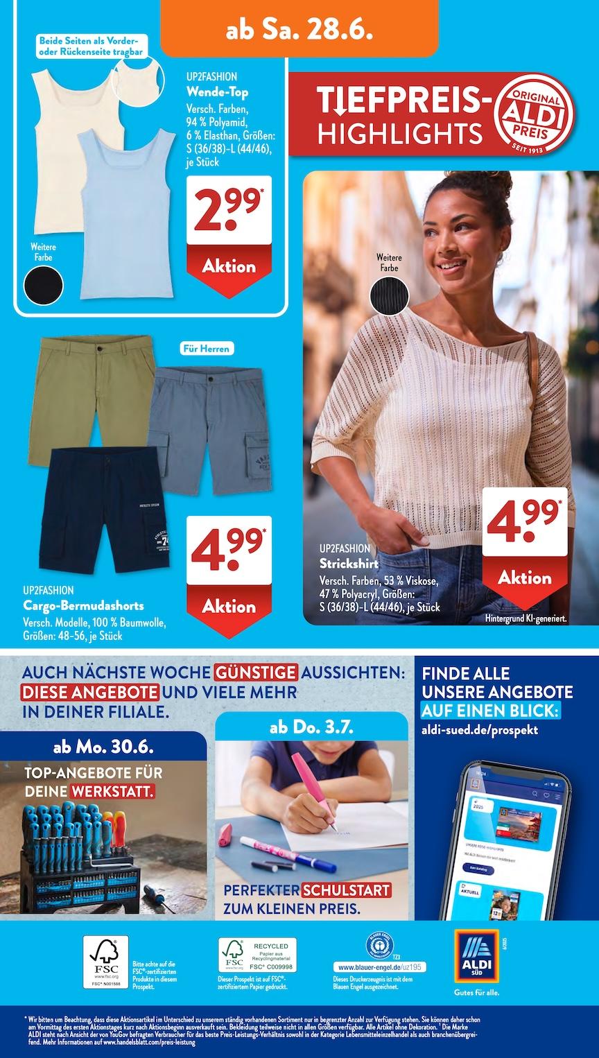 Aldi Aldi Süd Prospekt ab Montag Seite 20