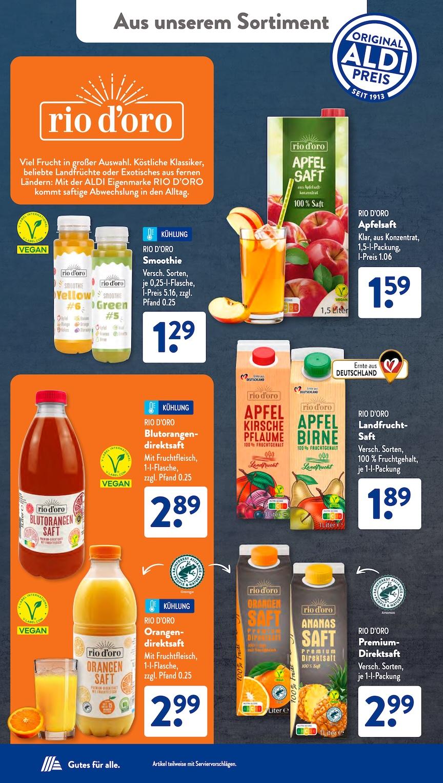 Aldi Aldi Süd Prospekt ab Montag Seite 21