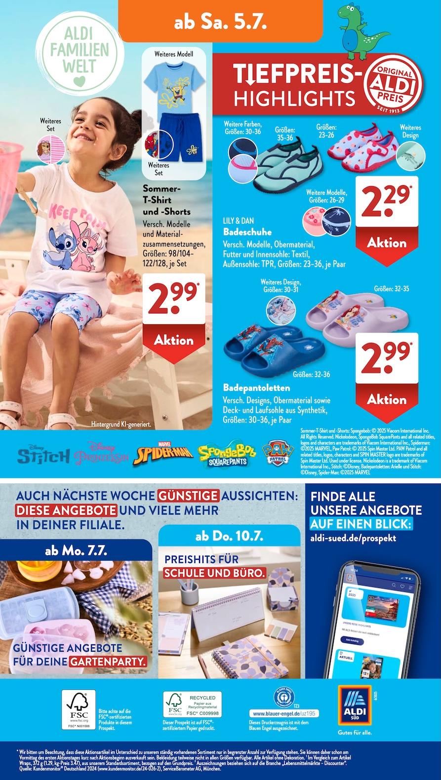Aldi Aldi Süd Prospekt ab Montag Seite 21