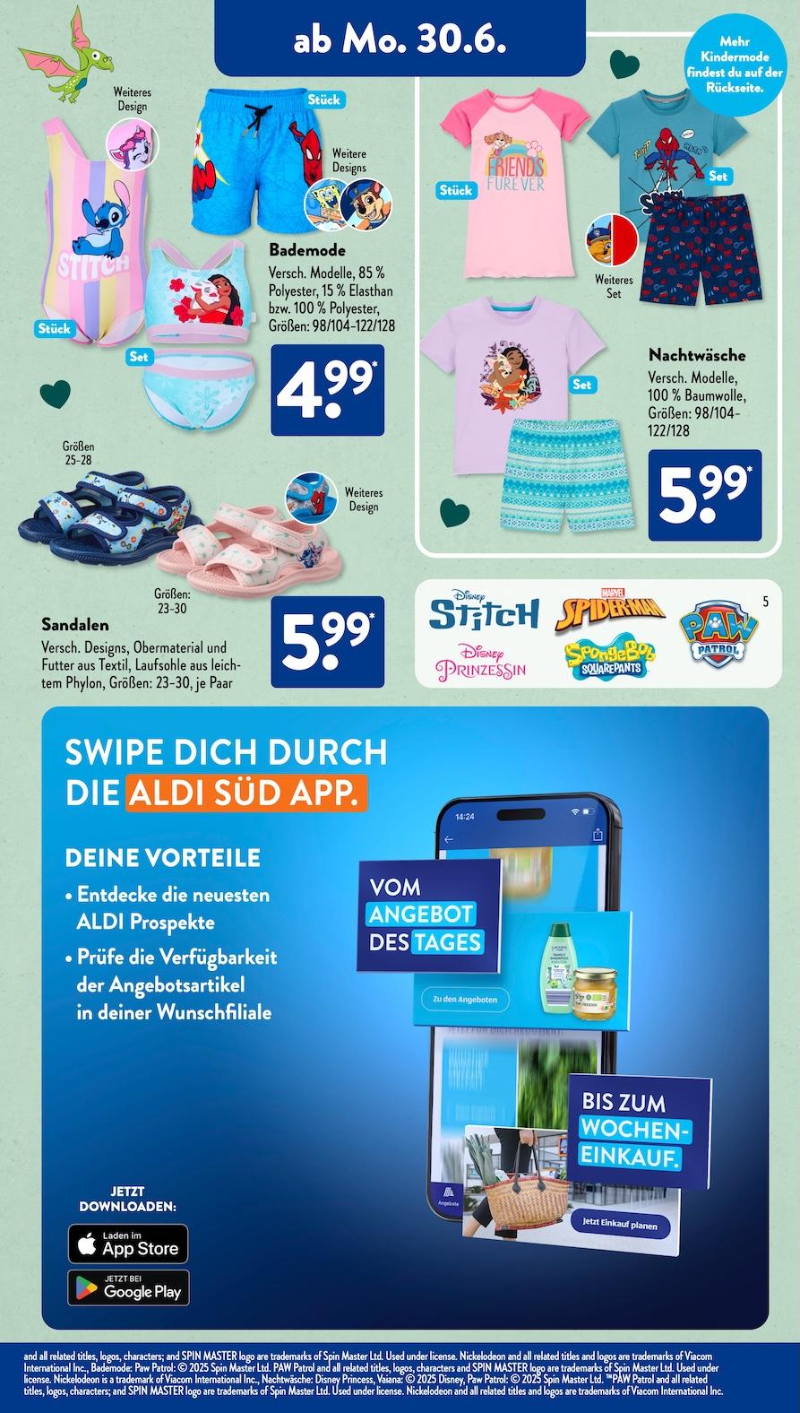 Aldi Aldi Süd Prospekt ab Montag Seite 6