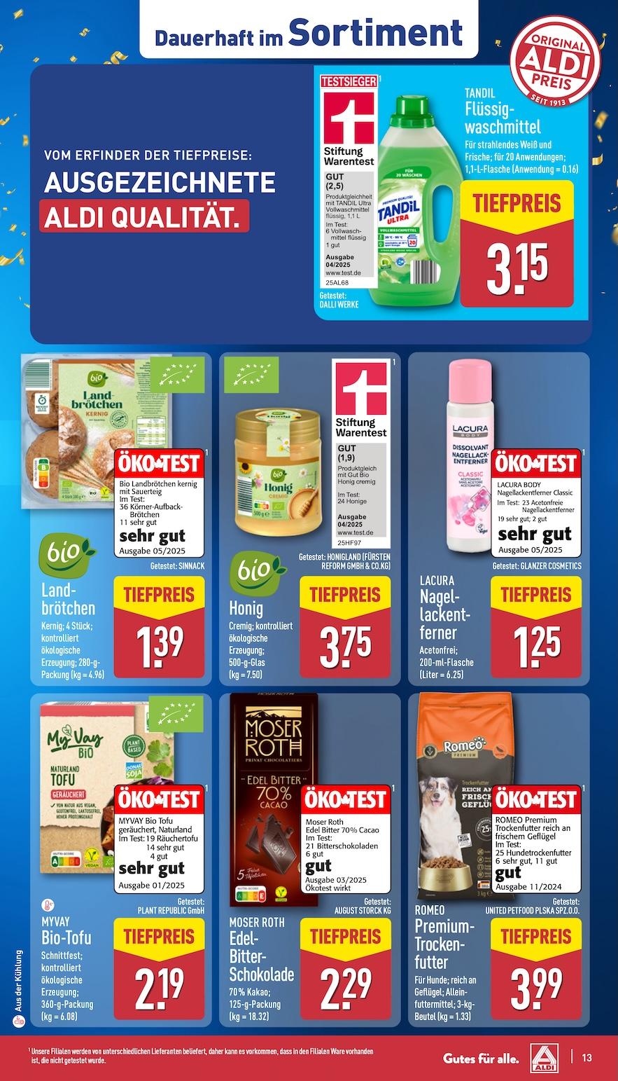 Aldi Aldi Nord Prospekt ab Montag Seite 13
