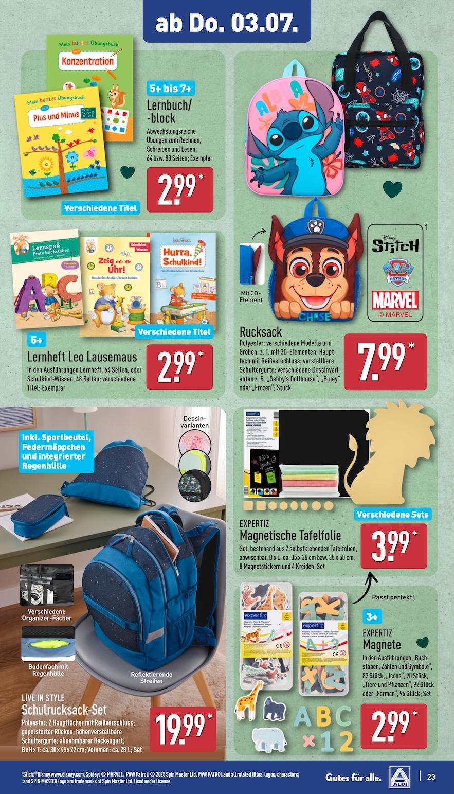 Aldi Aldi Nord Prospekt ab Montag Seite 23