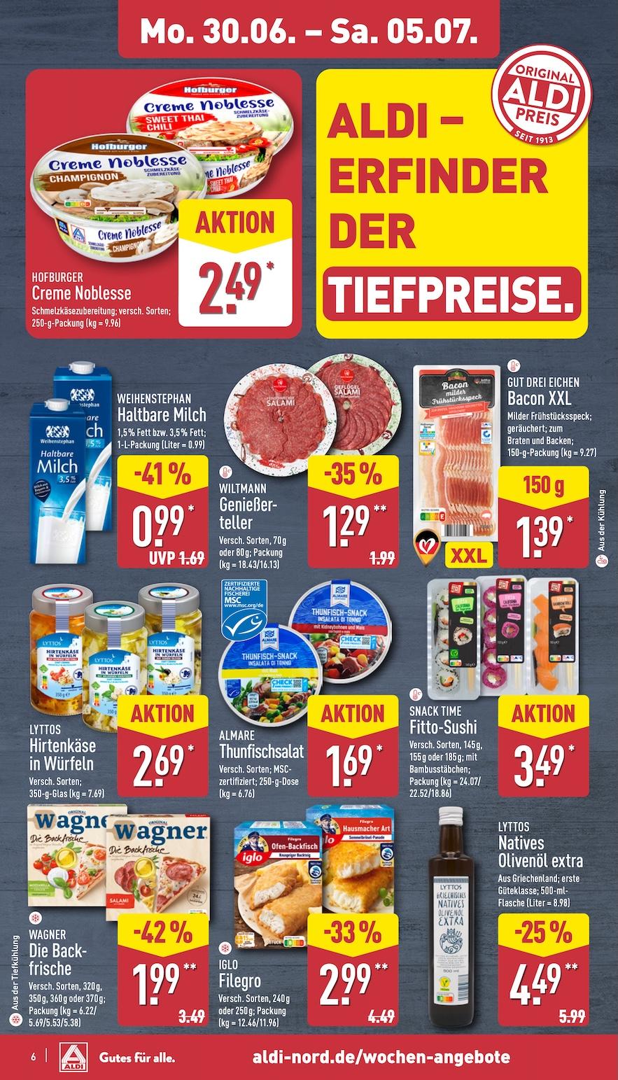 Aldi Aldi Nord Prospekt ab Montag Seite 6