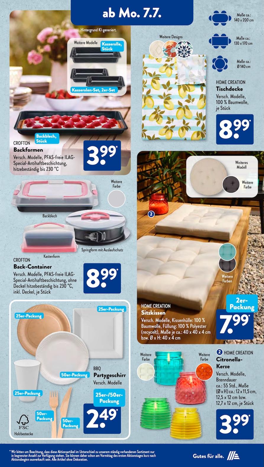 Aldi Aldi Süd Prospekt ab Montag Seite 3