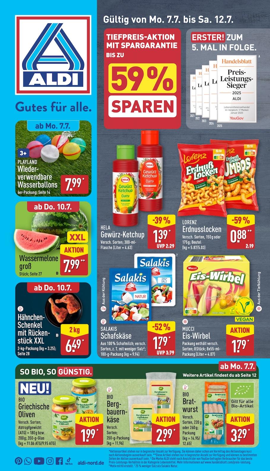 Aldi Aldi Nord Prospekt ab Montag Seite 1